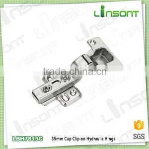 China Manufacture Hydraulic Clip on Folding Ladder Hinge Furniture Accessories Cabinet Hinge thumbnail-1