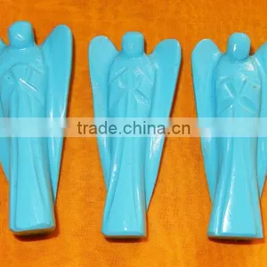 Turquoise Angel 2 Inch, Gemstone Angel, Healing Angel, Power Angel thumbnail-3