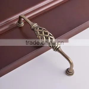 Zhejiang Antique Bedroom Furniture Cabinet Vintage Drawer Copper Bird Cage Handles thumbnail-5