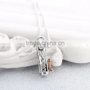 Wholesale Jewelry 925 Sterling Silver Gemstone Necklace Jewelry Set thumbnail-4