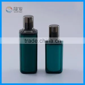 Square Plastic Male Lotion Pump Bottle thumbnail-1