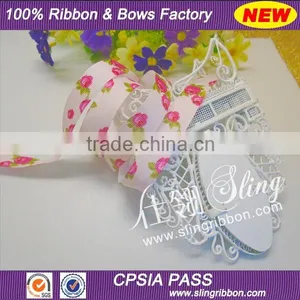 2015 Wholesale Rose Flower Printed Ribbon thumbnail-2