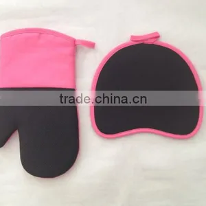 Silicone Kitchen Oven Mitten Gloves for BBQ thumbnail-2