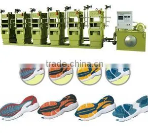 Rubber Sole Molding Press/Rubber Sole Making Machine/Rubber Sole Hydraulic Press/Vulcanizing Press for Rubber Sole thumbnail-1