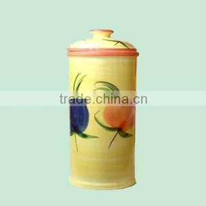 Exquisite Handmade Beautiful Ceramic Pasta Jar thumbnail-1