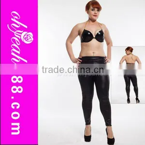 Wholesale and Retail Fat Womens Sexy Wear Plus Size Black Leggings thumbnail-1
