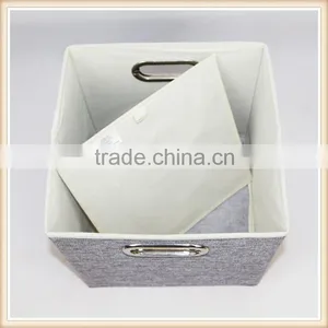 Linen Type Cloth Storage Box Without Lid thumbnail-3
