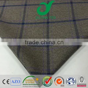 Hot Selling Europe and America Market tr Twill Classic Checks Design Printed High Quality Men's Suiting Fabric thumbnail-1
