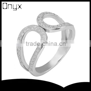 925 Sterling Silver Pave Prong Ring Setting Without Stones thumbnail-1