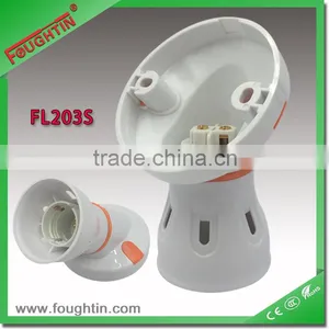 B22&e27 2 in 1 Double Lamp Holder Angled Lampholder Electric Lamp Holder thumbnail-1