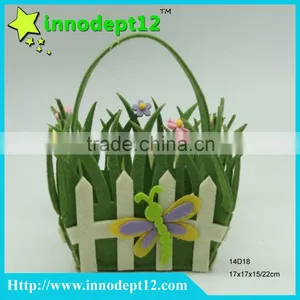 Wholesale Custom Colorful Home Decoration Promotional Gift Basket With Grass Storage Basket thumbnail-1