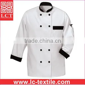 Custom Design 65% Polyester for Durability and 35% Cotton for Comfort Chef Wear With Top Quality Finishing(LCTU0020) thumbnail-1