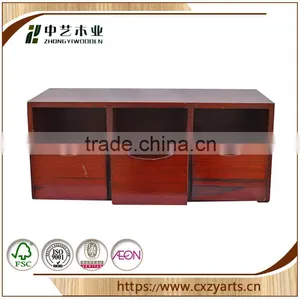 New Non Oak Model tv Stand Wooden Furniture tv Showcase thumbnail-6