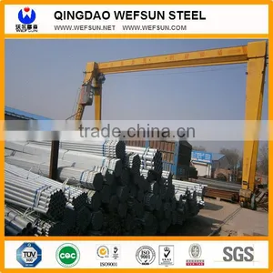 Galvanized Steel Pipe Round Shape / Galvanized Steel Tube Size/price for Sale thumbnail-4