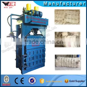 Rare Fiber Bale Press Machine With Engineers Available to Service Machinery Overseas Fiber Baling Machine thumbnail-1