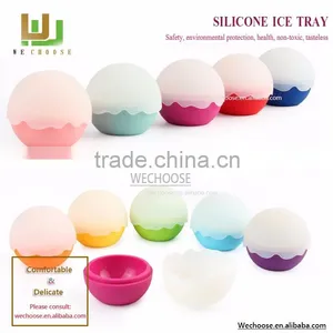 Wholesale Summer Silicone Ice Cube Tray With Great Price Bule Silicon Ice Tray With 6 X 5.5cm Ball Capacity thumbnail-6