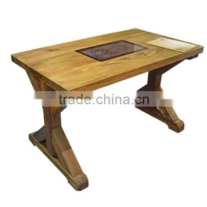 Solid Pine Wood Table Numbers for Restaurant thumbnail-1