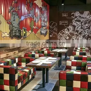 Wholesale Vintage Restaurant Furniture Booth Seating thumbnail-2