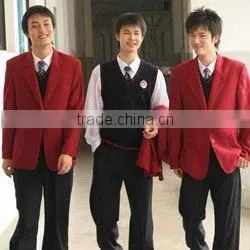 HOT Sell Red School Uniform Jacket thumbnail-1