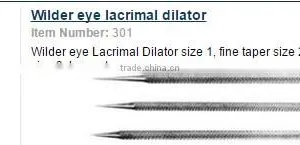 Wilder Eye Lacrimal Dilator thumbnail-1