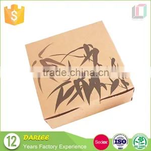 Eco-Friendly Handmade Brown Kraft Paper Pizza Box for Fast Food thumbnail-4