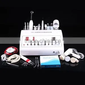 ALLRUICH 8in1 Dermabrasion Ultrasonic High Frequency Galvanic Skin Brush Scrubber Spray Equipment thumbnail-1
