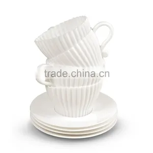 4pcs Easy Cleaning Bakeware Banana Cup Silicone Cake Mould thumbnail-2
