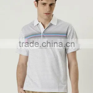 Men's Engineering Stripe Polo Shirt thumbnail-1
