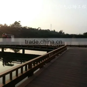 Outdoor Strand Woven Bamboo Bridge Panel thumbnail-1
