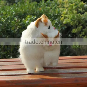 Handmade Voice Fabric Cute Cat Plush Pussy Toy thumbnail-4