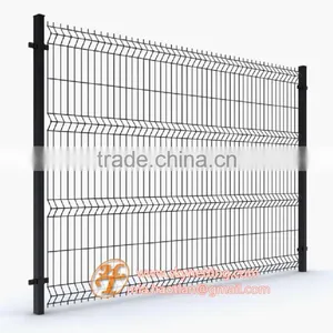 RAL6005 Powder Coated 5mm Wire Welded 4 Bending Mesh Panels 2.5x1.63m 50x200mm Aperture Sqaure Post Fencing thumbnail-1