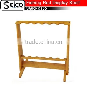 Bamboo Fishing Rod Display Shelf SGRRK105A thumbnail-2