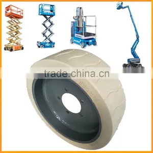 Mec 1932es Scissor Lifts Rubber Tires 14x41/2 With Mould on Wheel thumbnail-1