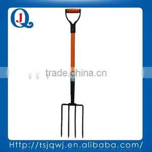 Farming Garden Tools 4 Prong Steel or Wooden Handle Steel Digging Fork thumbnail-1