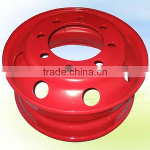 8.25*22.5 Trailer Factory ISO Steel Wheel thumbnail-1