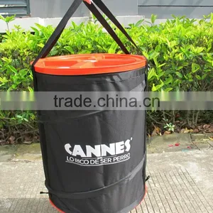 Nylon Pvc pp Dog Food Bag Spiral Spring Dog Food Bag Collapsible Dog Food Bag thumbnail-2