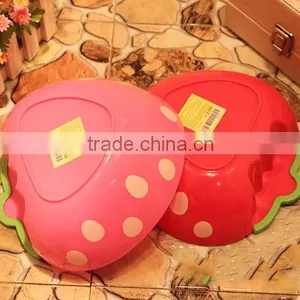 Large Size Strawberry Plastic Storage Bowl thumbnail-5