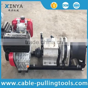 Winch Manufacturer 5 Tons Cable Winch Diesel Engine for Power Construction thumbnail-2