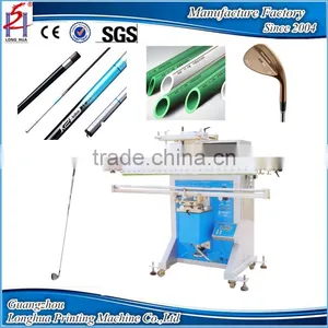 Guangzhou Printing Machine Multi-functional Semi Automatic Tube Cylinder Fishing Rods Golf Cue Pipe Screen Printing Machine thumbnail-1