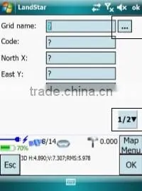 Land Star/RTK-ce Land Surveying Gps Tracking Software thumbnail-4