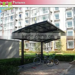 Modern Outdoor Aluminum Frame Sunshade Car Carport thumbnail-2
