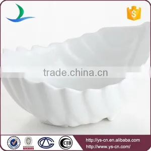 Unique Ceramic Big Salad Nut Leaf Bowls Made in China thumbnail-2