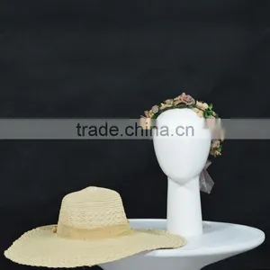 Fiberglass Egghead Female Mannequin for Hat or Decoration Or Art Display thumbnail-1