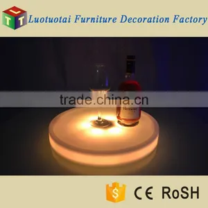 PE Material Round Shape RGBW Color LED Wine Pallet for Events/party/wedding thumbnail-5