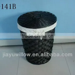 Wicker Trash Can thumbnail-4