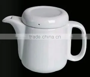 White Ceramic Tea Pot Restaurant Tea Pots thumbnail-1