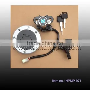 Motorcycle Ignition Lock Set and Fuel Tank , Ignition Lock Kit for GSF600 , Motorcycle Parts thumbnail-1