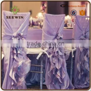 Hot Sale Chair Sash Ruffled Chaivari With Curl thumbnail-1