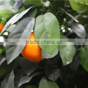 Home Gardens for Curtain Hotel Decoration 200cm Height Making Artificial Live Plastic Green Orange Bonsai Tree EZZPZ06 0301 thumbnail-3