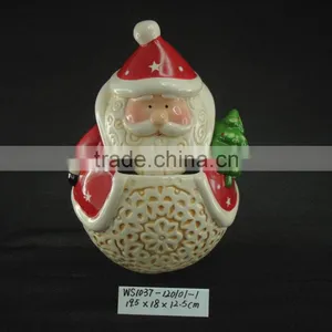 Ceramic Santa Claus Shape Plate thumbnail-1